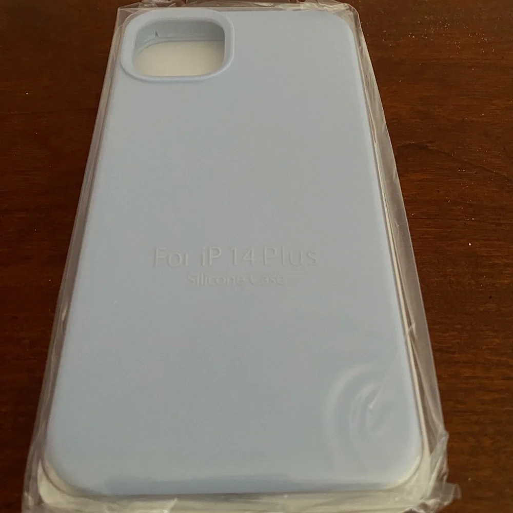NIB iPhone 14 Plus Case + Tempered Glass | Light Blue/Premium Protection Bundle